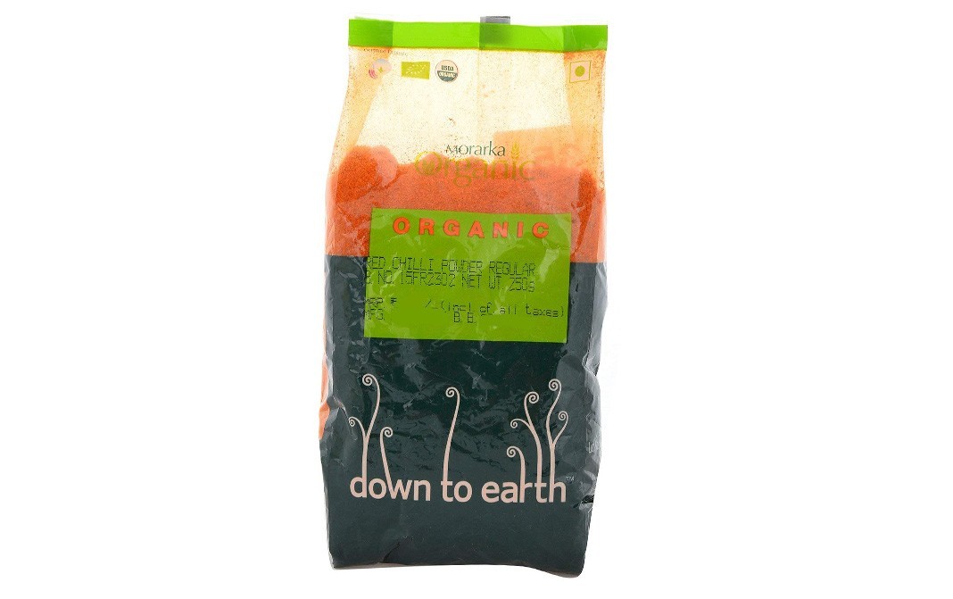 Down To Earth Red Chilli Powder Regular    Pack  250 grams